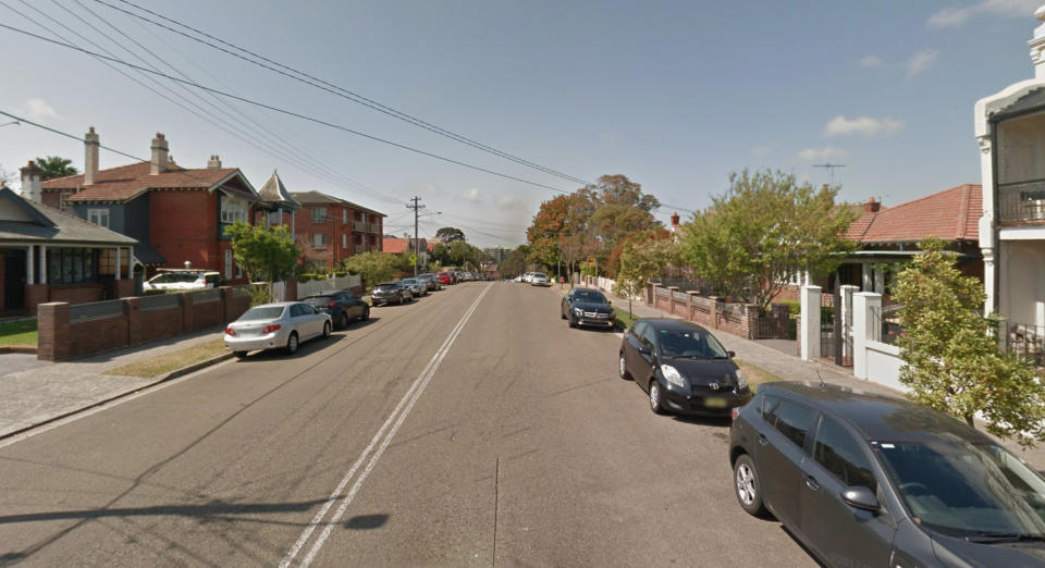 A man and woman have been confronted in their Frederick Street, Rockdale home in the middle of the night by three intruders armed with a knife. Source: Google Maps