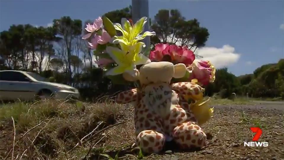 A touching tribute to the young toddler who was on her way to see the penguins at Phillip Island. Source: 7 News