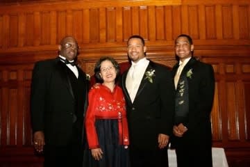 From left, Michael and Chong Freeman, were instrumental in forging discipline with their son Marcus. (Special to Yahoo Sports) 