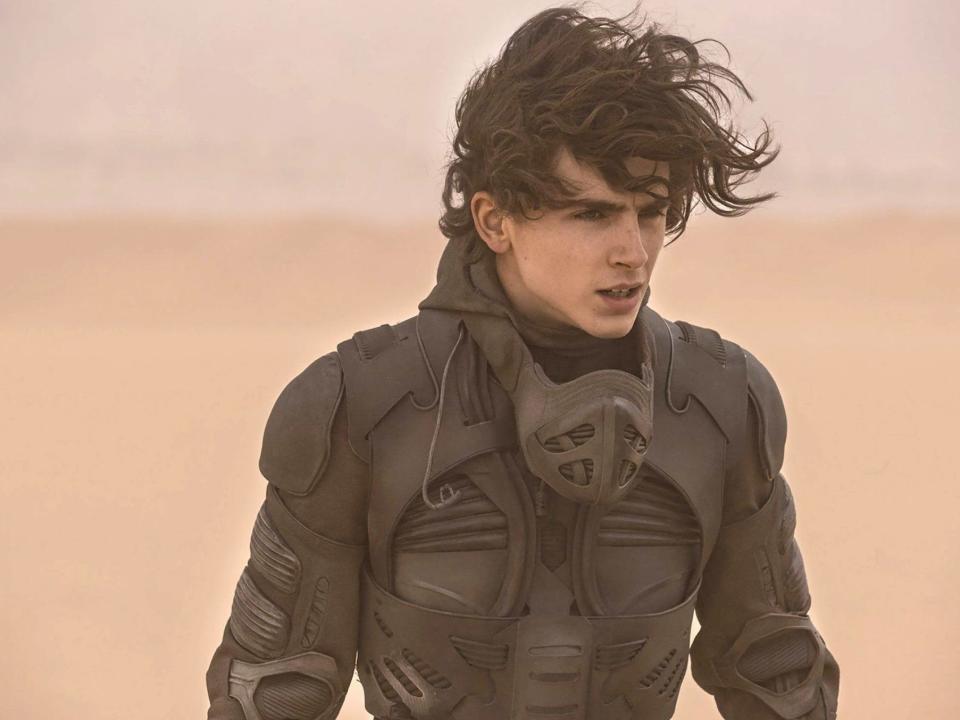 Timothée Chalamet as Paul Atreides in "Dune."