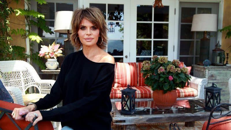 Actress and "Real Housewives of Beverly Hills" cast member Lisa Rinna at home.