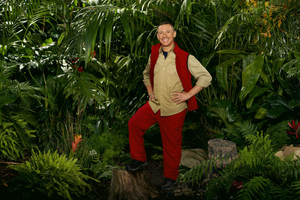 Frankie Dettori was the first voted out of I'm A Celebrity. (ITV)