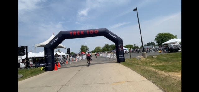 The Trek 100 cycling event was held Saturday, June 10.