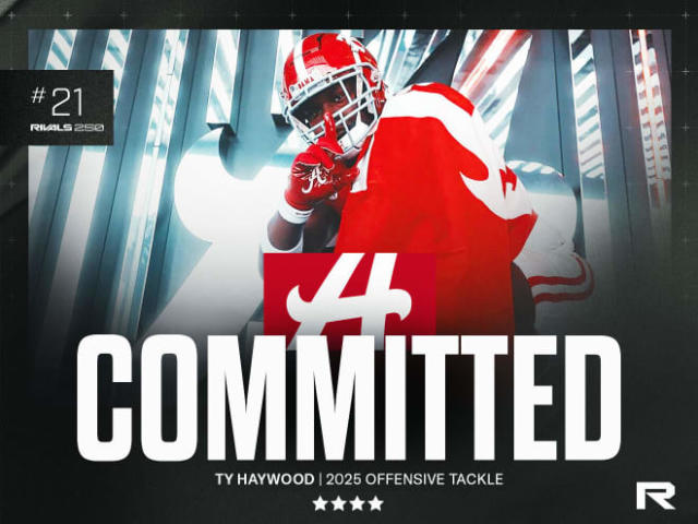 Elite four-star OT Ty Haywood off the board to Alabama - Yahoo Sports