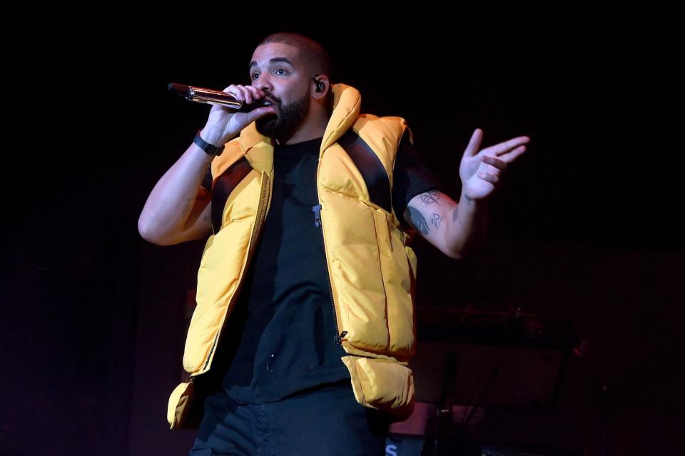 Drake en concierto. Evening Standard