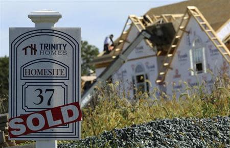 A new subdivision project of residential homes in shown in Glenelg, Maryland September 25, 2013. REUTERS/Gary Cameron