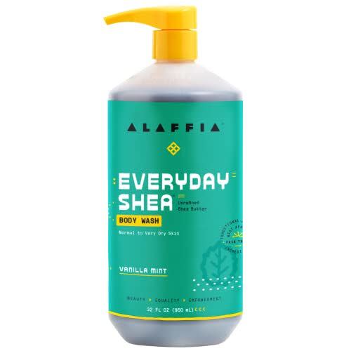 <p><strong>Alaffia</strong></p><p>amazon.com</p><p><strong>$16.16</strong></p><p>Founded in 2004, Alaffia is a brand started by husband and wife duo Olowo-n’djo Tchala and Prairie Rose Hyde. The Everyday Shea soap comes in a lavender scent and uses ingredients like shea butter and coconut oil to nourish dry skin. The body wash even a <a href="https://www.goodhousekeeping.com/beauty-products/a36078636/best-beauty-awards-2021/" rel="nofollow noopener" target="_blank" data-ylk="slk:Good Housekeeping Beauty Award winner" class="link ">Good Housekeeping Beauty Award winner</a>. “It smelled invigorating but not overpowering, and my skin didn’t feel tight post-shower,” one tester commented.</p>