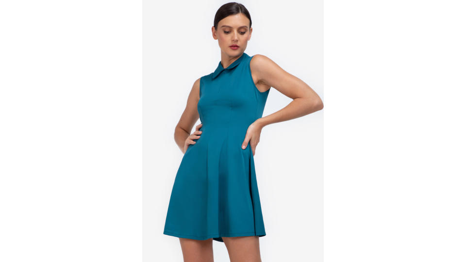 Zalora Work - Collar A Line Mini Dress. (Photo: Lazada SG)