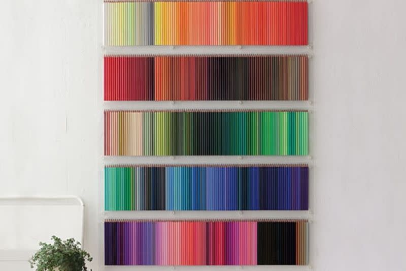 Colored Pencil Wall Display