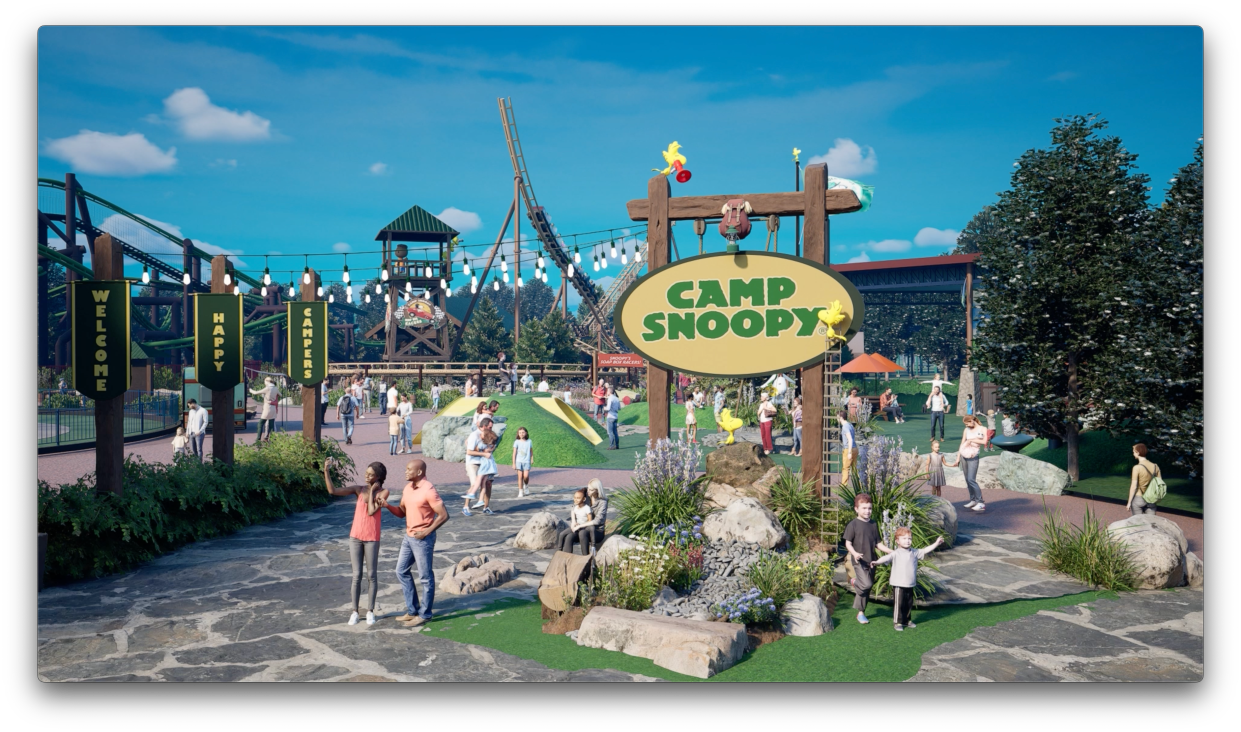 Camp Snoopy, an expansion of Kings Island's Planet Snoopy, is slated to begin construction in fall 2023 for opening in 2024.