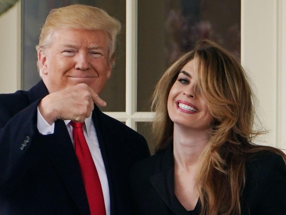 Donald Trump and Hope Hicks