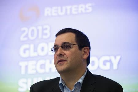 Dave Goldberg, chief executive of SurveyMonkey, speaks during Reuters Global Technology Summit in San Francisco, June 18, 2013. REUTERS/Stephen Lam