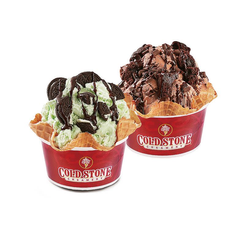 COLD STONE酷聖石「小杯經典冰淇淋」2份，活動價255元。（圖／momo購物提供）