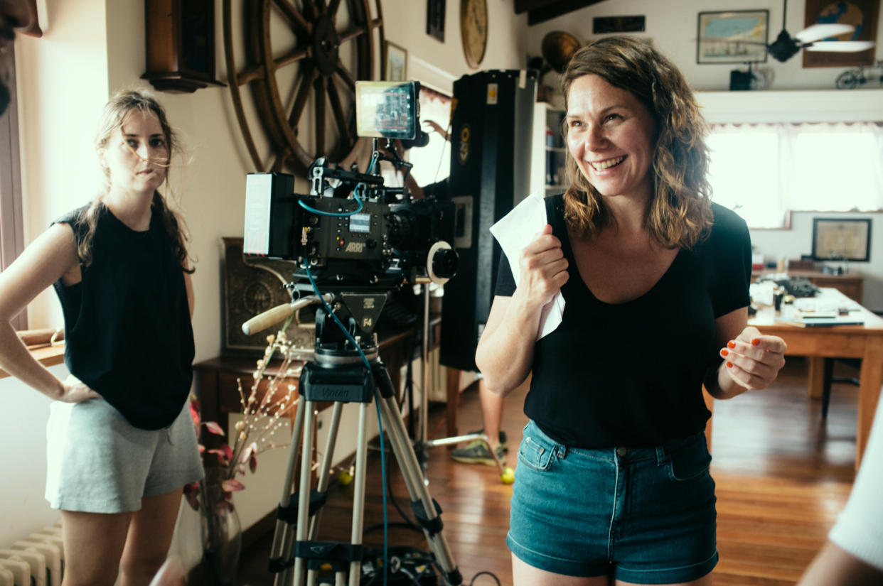 <p>Erika Lust, a star on the feminist porn scene, at work directing a film.</p> (Photo: Credit: Courtesy of Erika Lust)