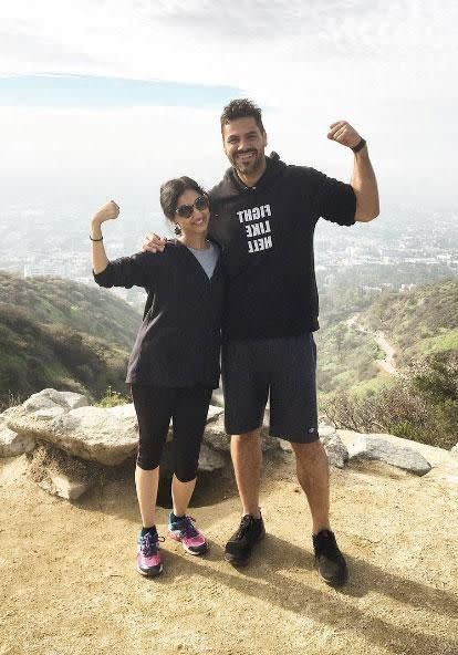 The popular hike through the iconic Runyon Canyon Park is the hot choice for famous faces to work up a sweat, and we got to try it with none other than Gerard Butler’s personal trainer, Wes Okerson. Source: Supplied