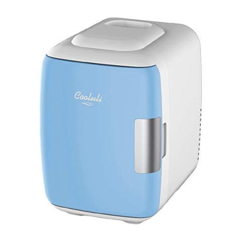 <p><strong>Cooluli</strong></p><p>amazon.com</p><p><strong>$49.99</strong></p><p>Stock this mini fridge up with their fave mini bottles of champers and cheese for an adorable, unique present. They'll love keeping this in their home office. Bonus: It also has a warming setting, so they can keep their coffee fresh in it if they'd like, too.</p>