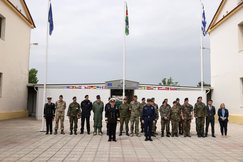 EU's naval mission "Aspides" in Larissa