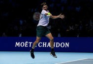 Tennis - ATP World Tour Finals - The O2 Arena, London, Britain - November 14, 2017 Switzerland's Roger Federer in action during his group stage match against Germany's Alexander Zverev Action Images via Reuters/Tony O'Brien