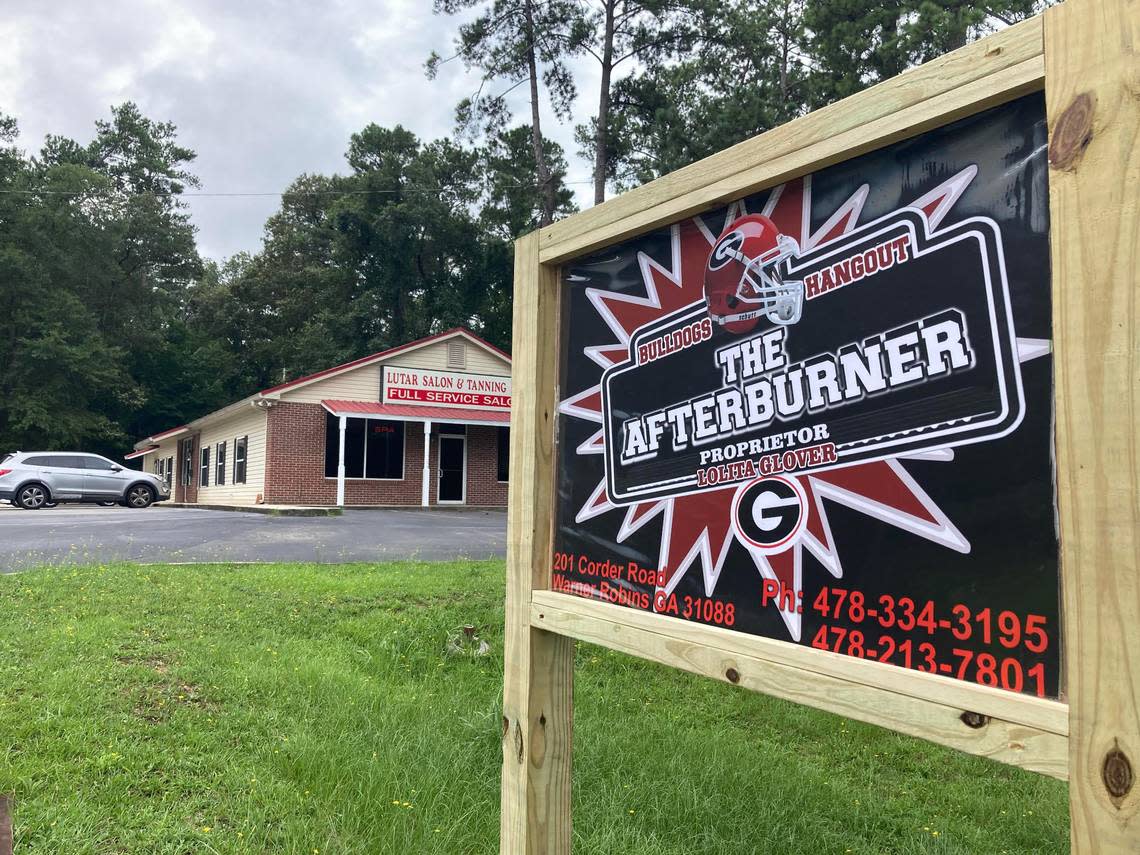 The Afterburner, a new small coffee & gift shop, is housed in a separate, converted space in the back of Lutar Salon & Tanning off Corder Road in Warner Robins.