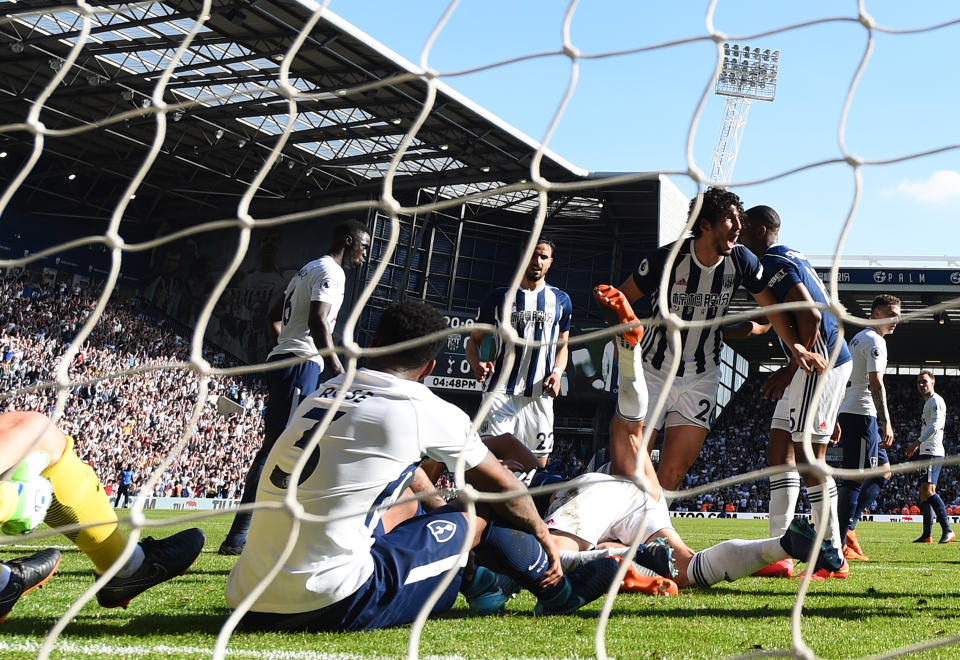 Jake Livemore scrambled the ball home in the 92nd minute to give West Brom hope.