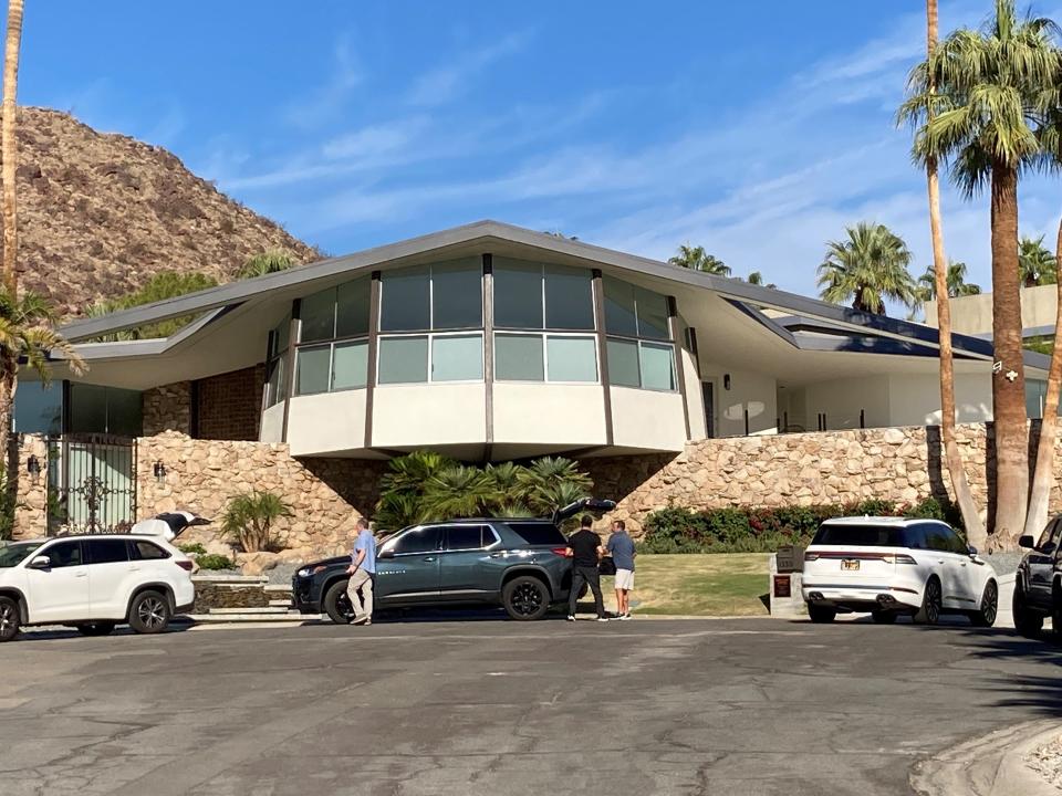 Elvis Honeymoon Hideaway, also known as House of Tomorrow, in Palm Springs.