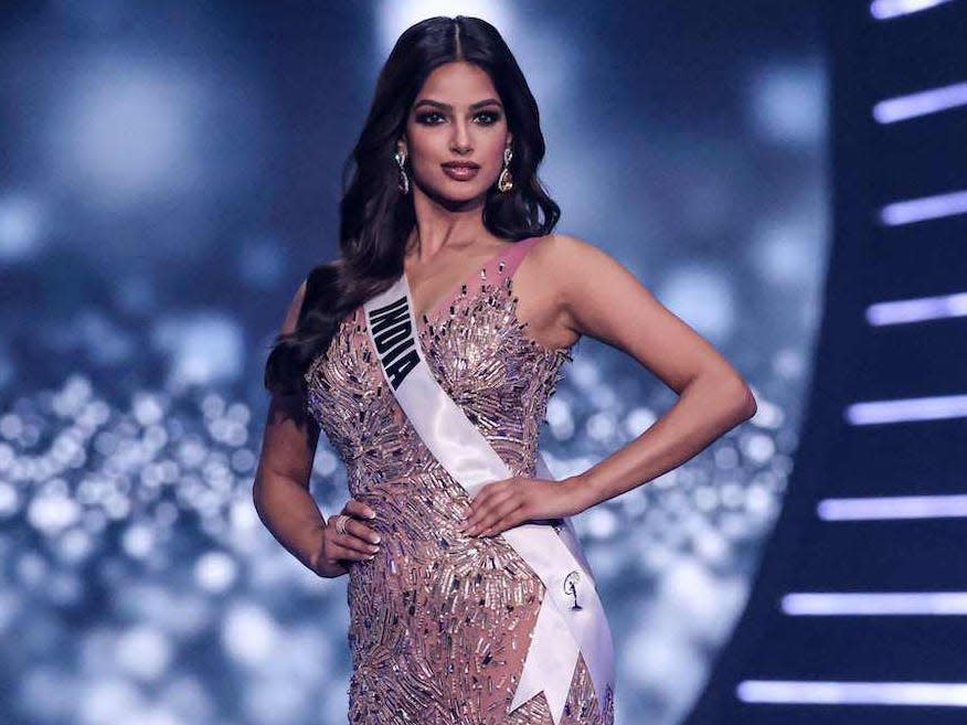 Miss India at the 2021 Miss Universe pageant