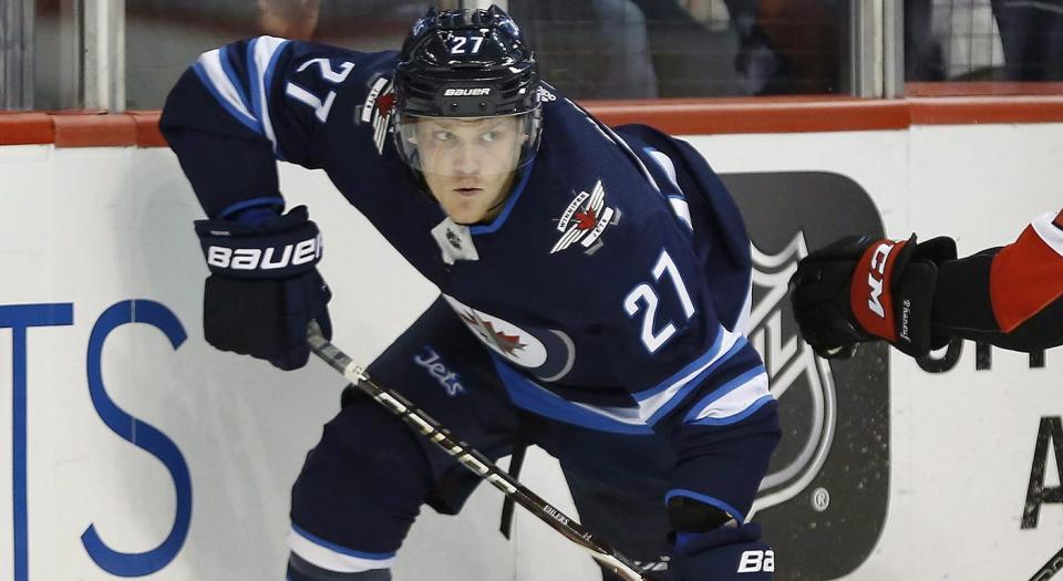 Nikolaj Ehlers has rarely gotten his due because of higher-profile teammates in Winnipeg. (John Woods/CP)