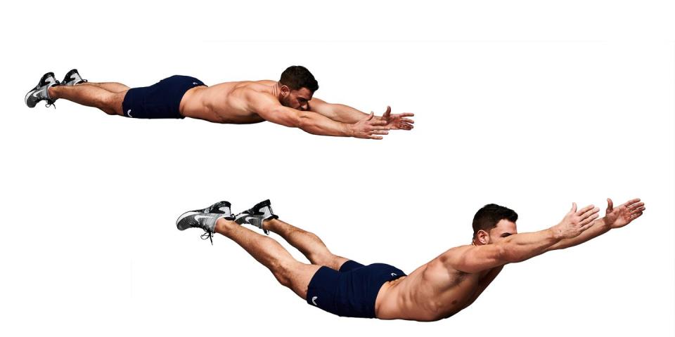 home back workouts, dumbbells, bodyweight