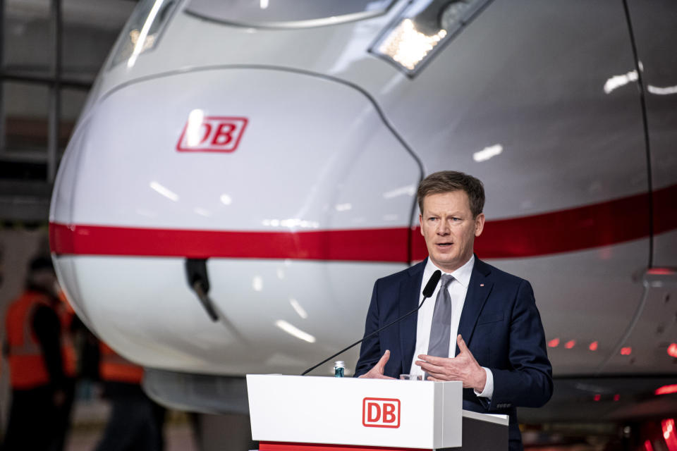 Richard Lutz, Vorstandsvorsitzender der Deutschen Bahn.  - Copyright: picture alliance/dpa | Fabian Sommer