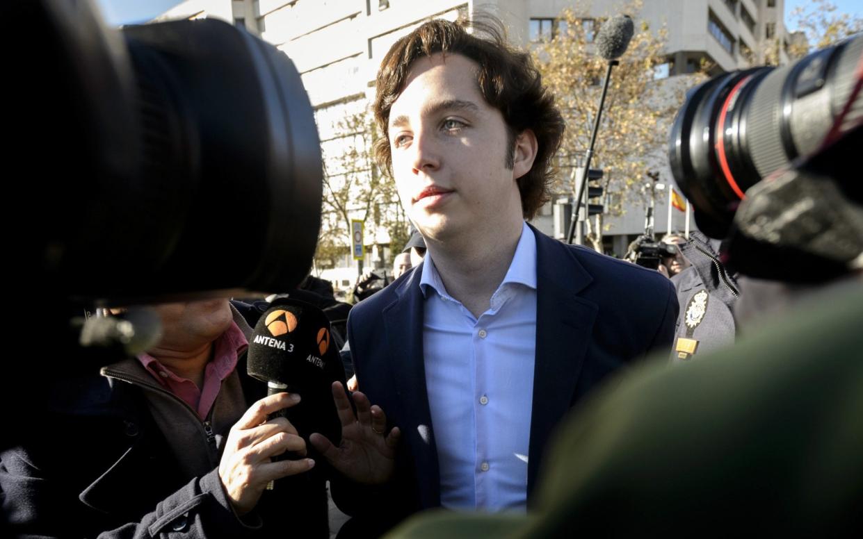 In 2014 'Little Nicolas' was accused of impersonating public officials, including passing himself off as a secret service agent and falsifying state documents - AFP