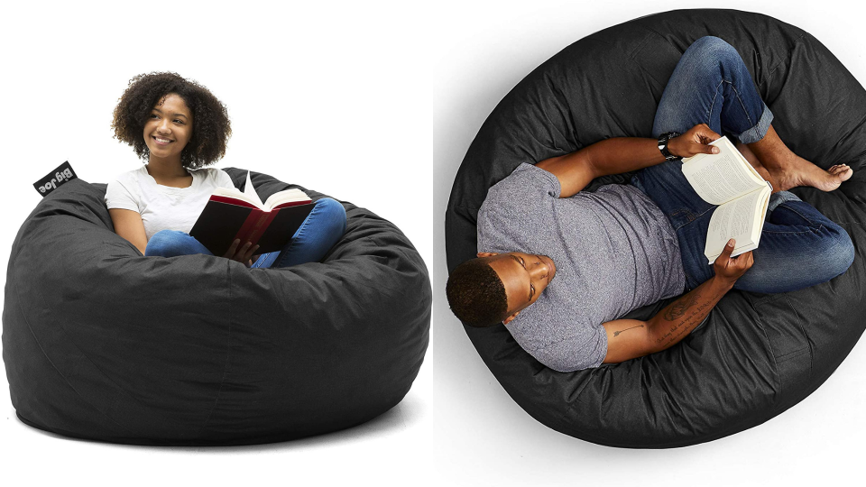 This bean bag chair is sure to never deflate, meaning you can keep it for the long haul–talk about getting your money's worth!