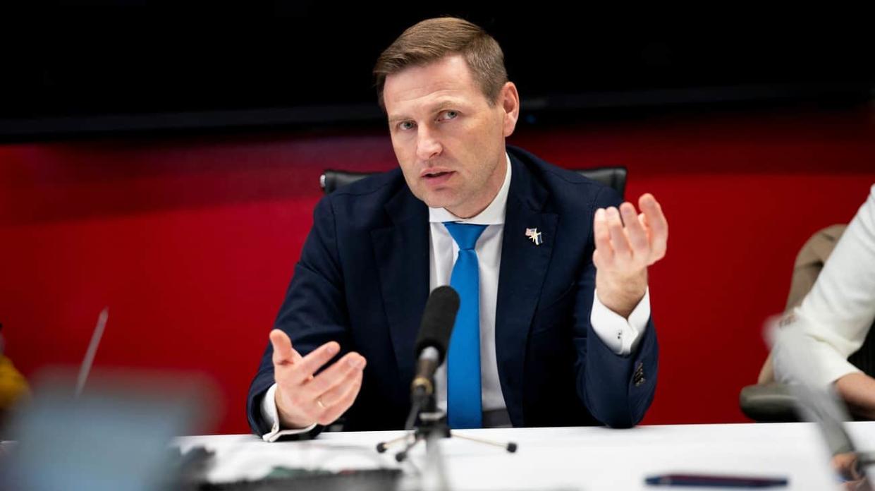 Hanno Pevkur, Minister of Defence of Estonia. Stock photo: Getty Images