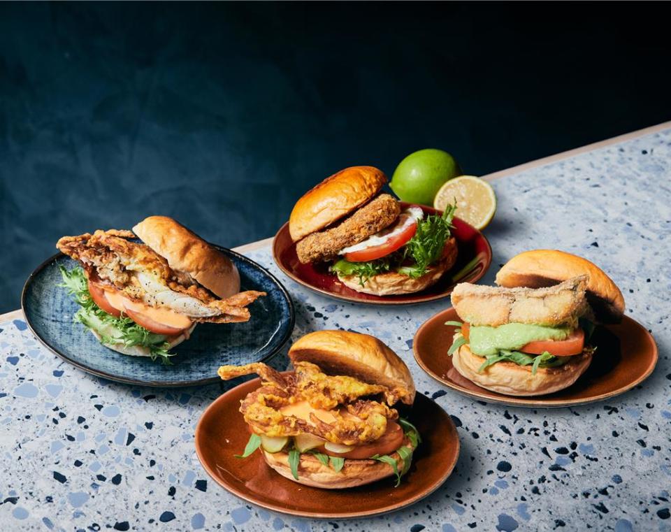 安永推海鮮漢堡新品牌。圖／安永集團提供
