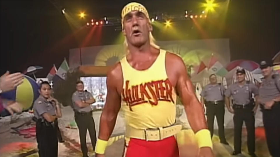 <p> A decade after “Hulkamania” first ran wild on the then-WWF (now WWE), Hulk Hogan’s peak seemed to have come and gone by the mid ‘90s. That all changed on the night of July 6, 1996, when the Hulkster changed the game and joined the NWO alongside Kevin Nash and Scott Hall. Truly, this is a heel turn and a big-time wrestling moment none will ever forget. </p>
