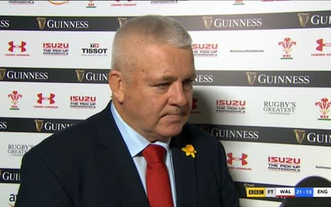 Warren Gatland - Credit: BBC