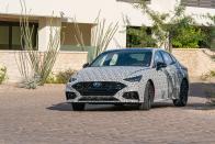 <p>2021 Hyundai Sonata N-Line prototype</p>