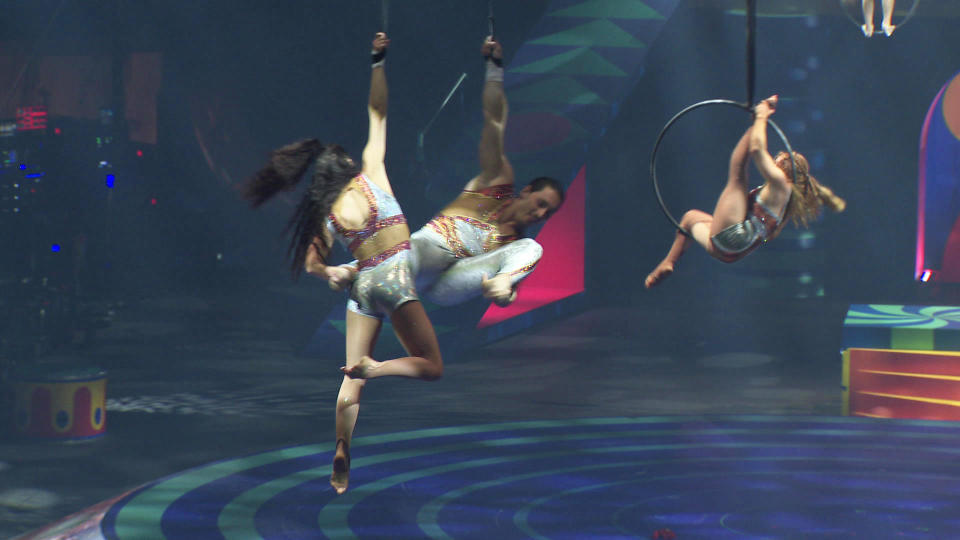 The big top is again hosting daring aerialists with the return of Ringling Bros. and Barnum & Bailey Circus. / Credit: CBS News