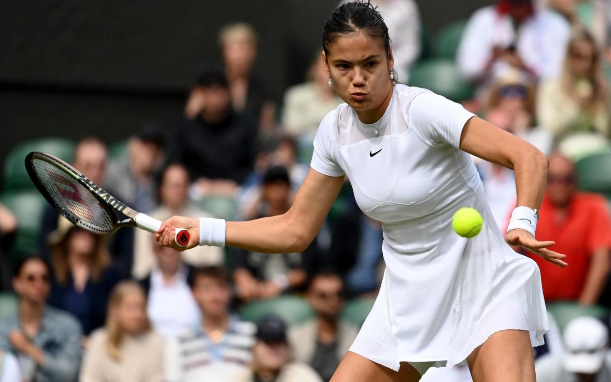 Emma Raducanu has a broken forehand – no wonder she is struggling for power - ANADOLU AGENCY VIA GETTY IMAGES