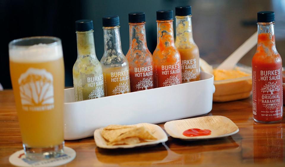 The Fermentary Taproom specializes in homemade hot sauces.