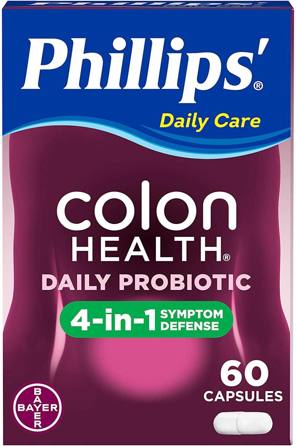 phillips colon health probiotics bloating aid