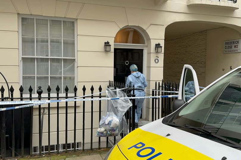 The woman was found dead by police in her Westminster home