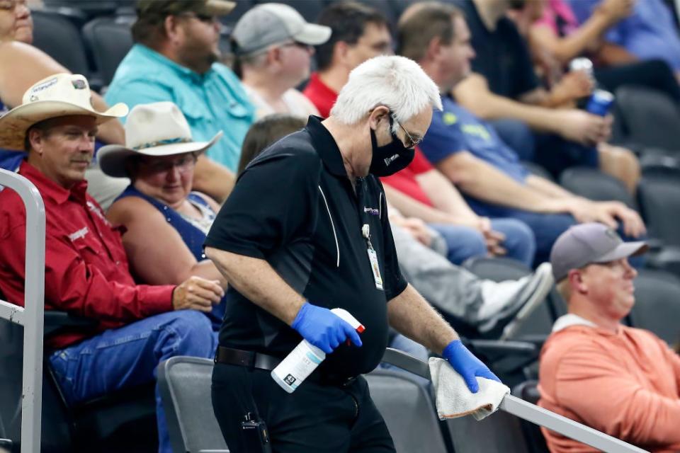 Safety measures at a rodeo - getty