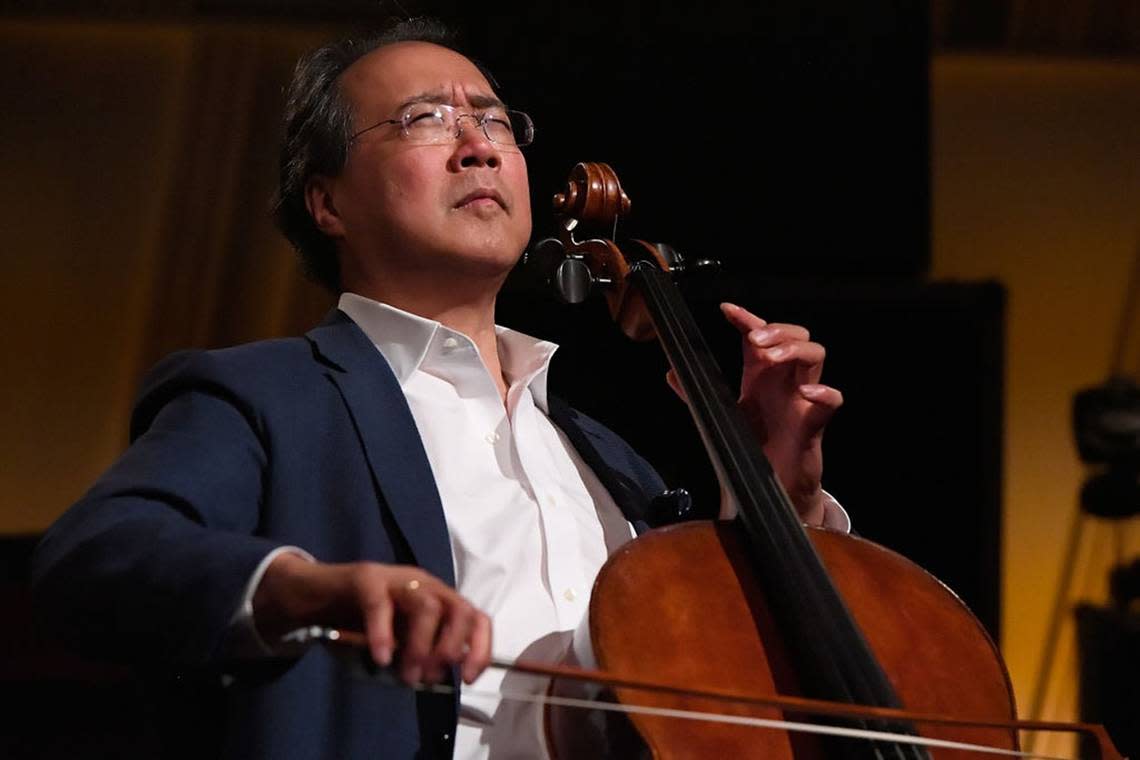 Cellist virtuoso Yo-Yo Ma will play March 31 at the Folly Theater as part of the Harriman-Jewell Series.
