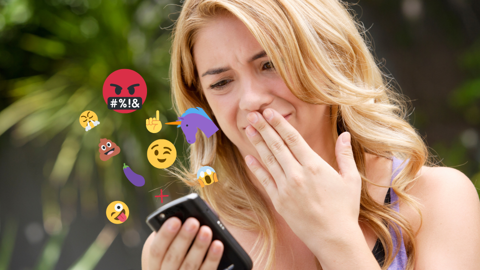 Pictured: Upset woman staring at phone. Image: Getty