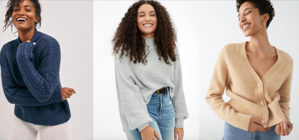 Here's where our shopping editors shop for sweaters.  (HuffPost)