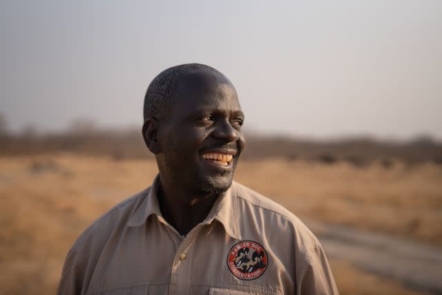<p>Tusk conservation awards</p> Jealous Mpofu, who won the Tusk Wildlife Ranger award