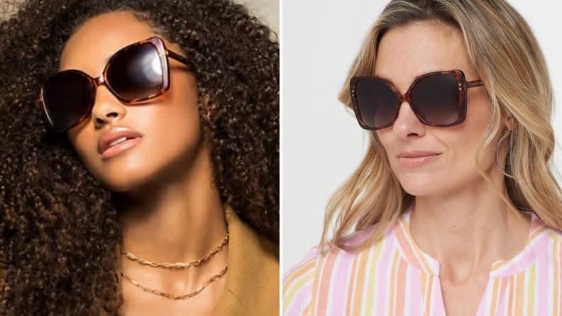 Why settle for ordinary sunglasses? Go oversized.