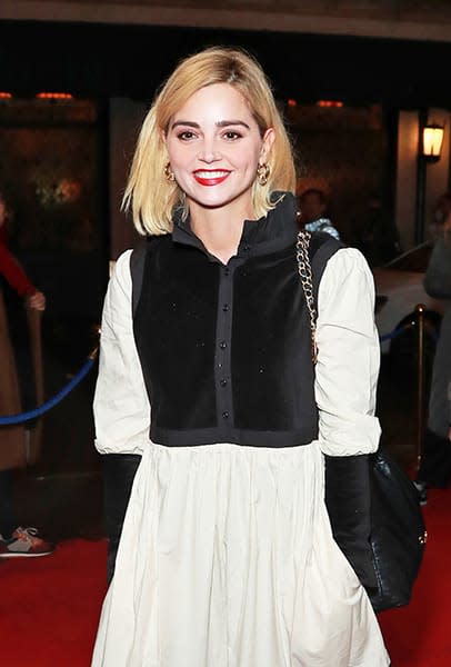 Jenna-Coleman-Shows-Off-New-Blonde-Hair