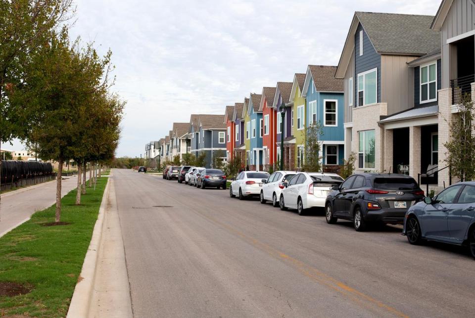 The Mueller neighborhood in East Austin on Oct. 7, 2023.