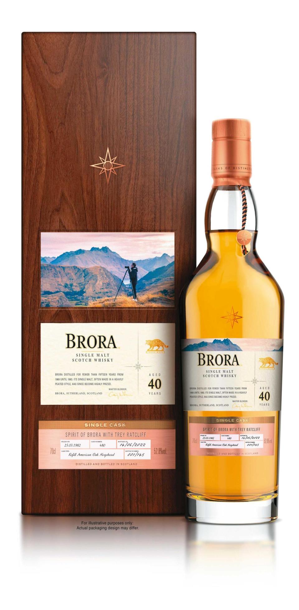 Brora 1982倫敦蘇富比拍賣可望破百萬英鎊，桶號：480、酒精度：52.8％、預估裝瓶數：145瓶。